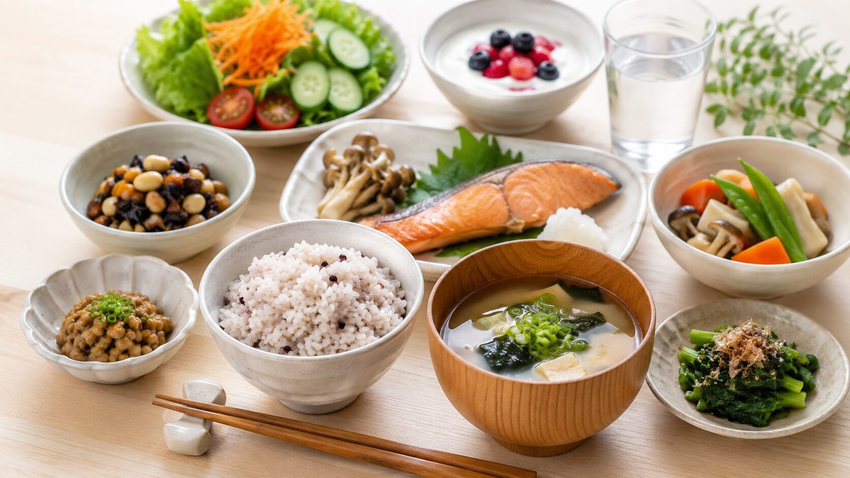 若々しさを支える栄養バランスのよい和食メニュー