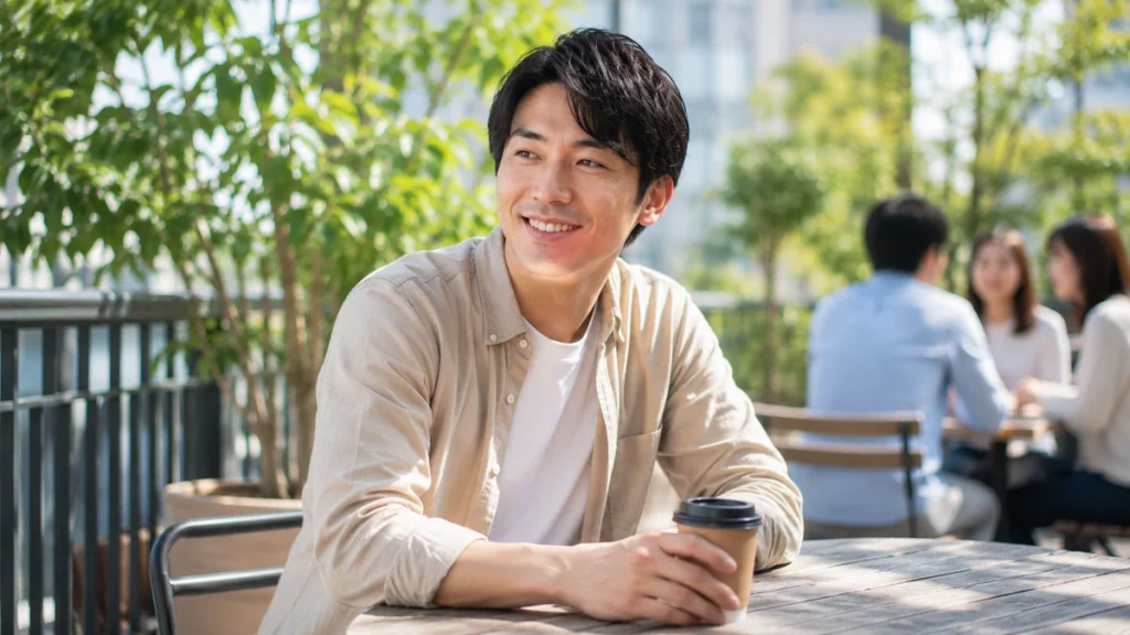 清潔感のある身だしなみを整えた男性