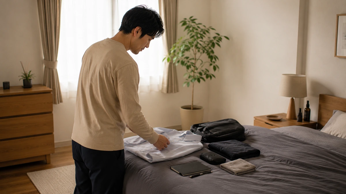 毎日の生活の中で小さな自分磨きを続ける日本人男性