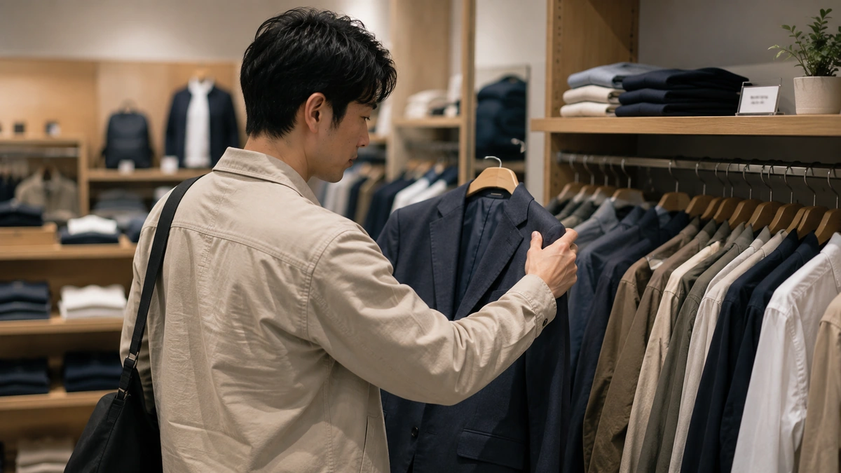 自分磨きの商品を購入する前に必要性を考える日本人男性