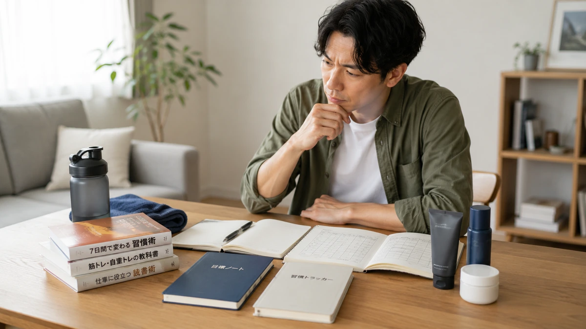 複数の自分磨きを一度に始めて迷う日本人男性
