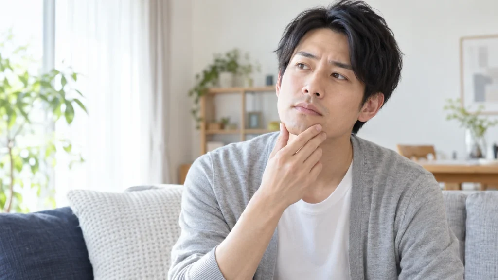 ヒゲ剃りの負担を気にする男性