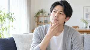ヒゲ剃りの負担を気にする男性