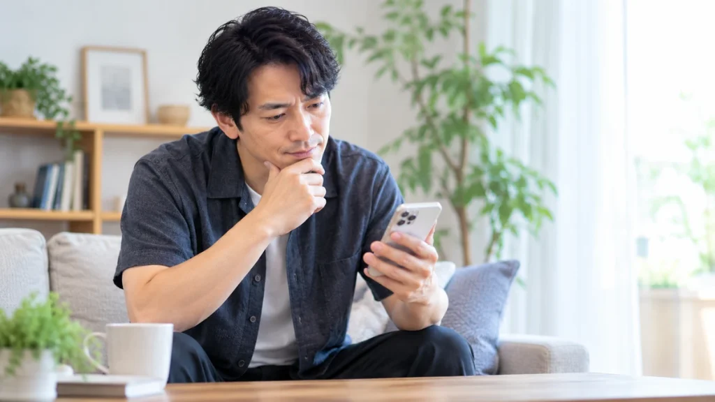 ゴリラクリニックのメンズ医療脱毛を検討する男性