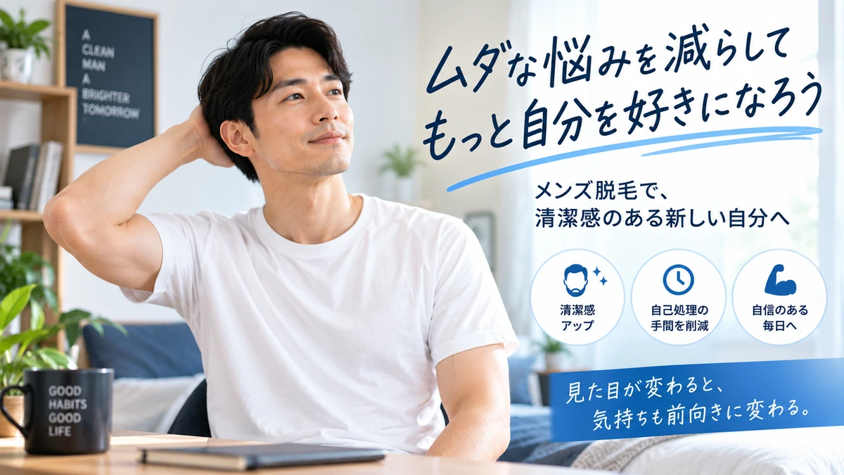 料金・仕上がり・痛み・通いやすさからメンズ脱毛を選ぶ優先順位の図