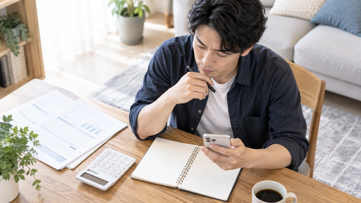 脱毛料金を比較しながら考える男性