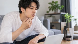 医療脱毛とサロン脱毛のどちらを選ぶか考える男性