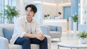 医療脱毛を検討する男性
