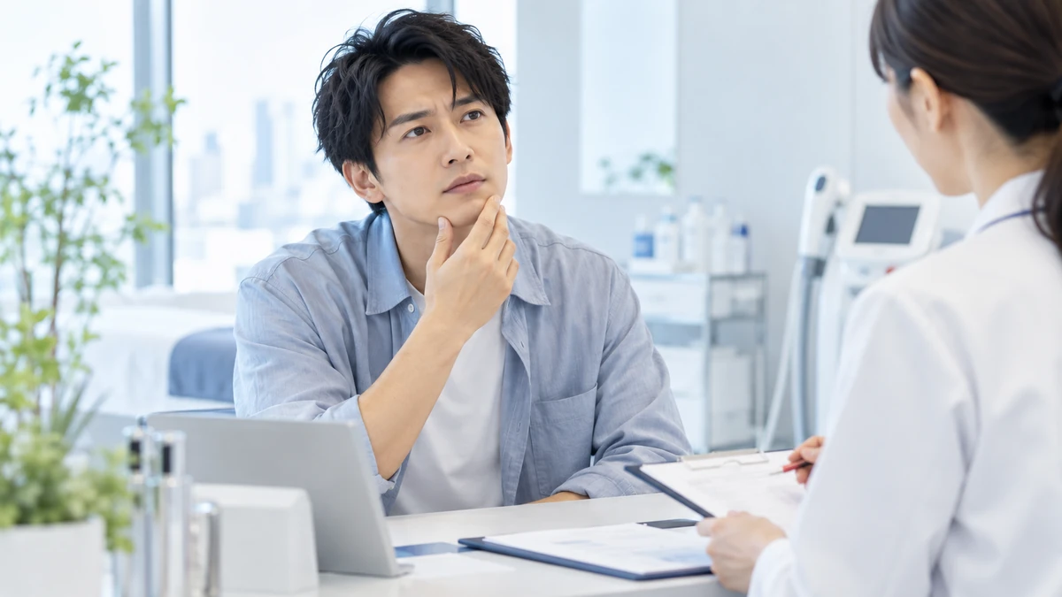 メンズ脱毛の必要回数について考える男性